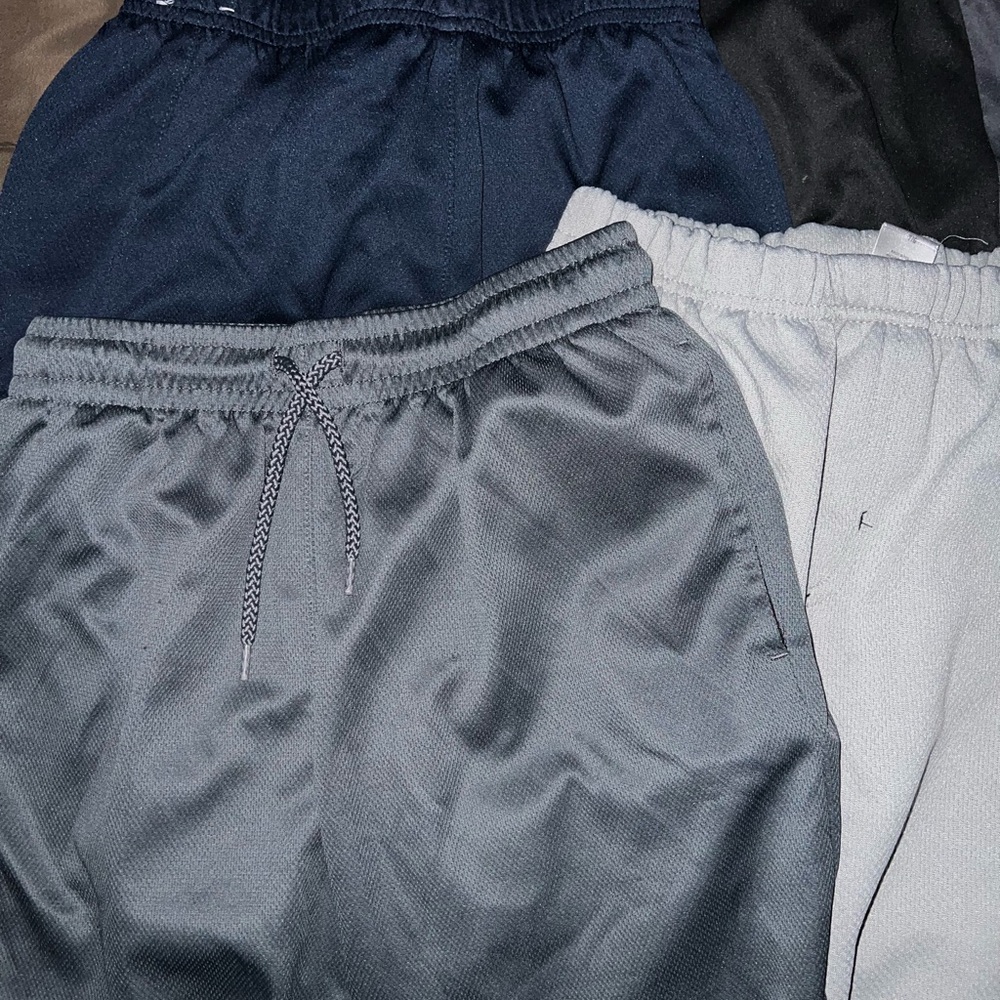 Boys  Athletic Shorts Set - Black, Navy, Gray